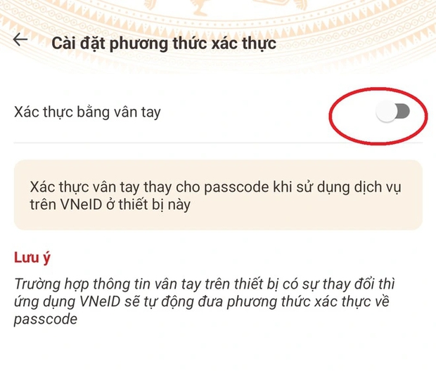 Cách đăng nhập bằng vân tay trên VNeID, đảm bảo thuận tiện, bảo mật và an toàn - Ảnh 5.