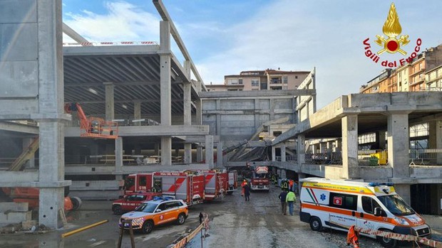 Sập tòa nhà tại công trường ở Italy, 5 người chết, 3 người bị thương nặng - Ảnh 2.