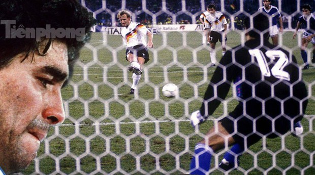 Chuyện ít biết về quả phạt đền khiến Maradona phải khóc, còn Andreas Brehme từ thợ máy trở thành người hùng nước Đức - Ảnh 1.