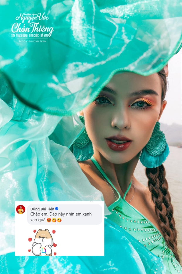 Vợ mẫu tây đi diễn xinh đẹp như thiên thần nhưng Bùi Tiến Dũng lại lo lắng, vào tận trang cá nhân để nhắc nhở - Ảnh 1.