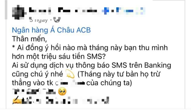 Nhiều người kêu trời vì sốc với phí SMS banking lên đến tiền triệu, điều gì đang xảy ra? - Ảnh 2.