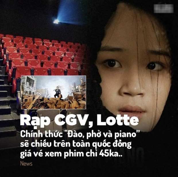 Tràn lan thông tin Đào, phở và piano chiếu đồng giá 45k tại CGV, Lotte, sự thật hay chỉ là chiêu lừa đảo? - Ảnh 1.