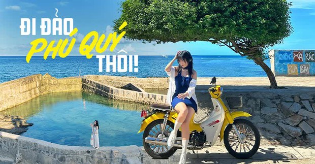 Đảo Phú Quý bắt đầu vào mùa biển xanh nắng vàng, chỉ cần đứng vào là có ảnh đẹp