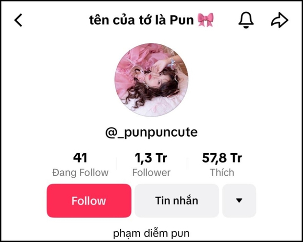Tên của tớ là Pun: Tiểu thư có 1,3 triệu fan trên TikTok, diện mạo và cuộc sống đời thật như búp bê xé truyện bước ra là ai? - Ảnh 2. Tên của tớ là Pun: Tiểu thư có 1,3 triệu fan trên TikTok, diện mạo và cuộc sống đời thật như búp bê xé truyện bước ra là ai? - Ảnh 2.