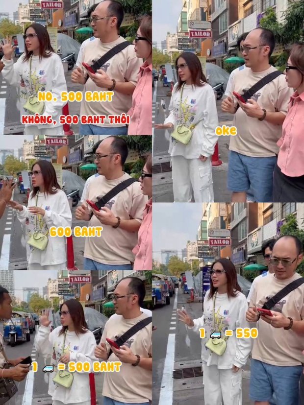 Tiến Luật, Khả Như bắn tiếng anh như gió ở Thái Lan, flex cách thuê xe Tuk Tuk nhưng dân tình lại bóc mẽ “bị hớ rồi” - Ảnh 3.