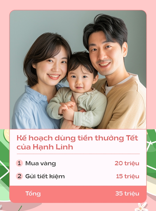 Cách 2 bà mẹ trẻ tiêu tiền thưởng Tết: Người chi 8 triệu sắm sửa làm đẹp, người quyết không động dù chỉ 1 đồng! - Ảnh 2.