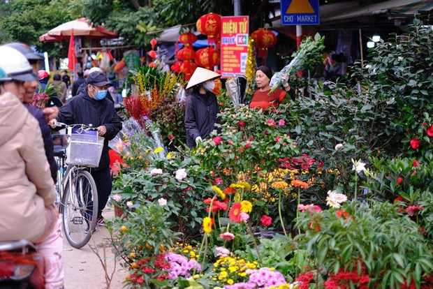 Tiểu thương hạ giá sốc để thu hồi vốn, người dân chen chân đi mua cây cảnh giá rẻ chiều 30 Tết - Ảnh 6.