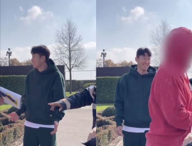 Son Heung-min từ chối ký tặng fan