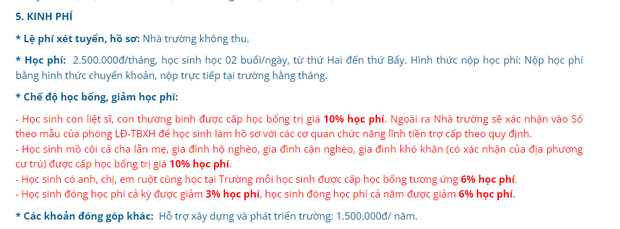 Nằm ở quận đông dân, ít trường công nhưng trường tư này quyết KHÔNG THU phí giữ chỗ, học phí 2,5 triệu đồng mỗi tháng - Ảnh 2.