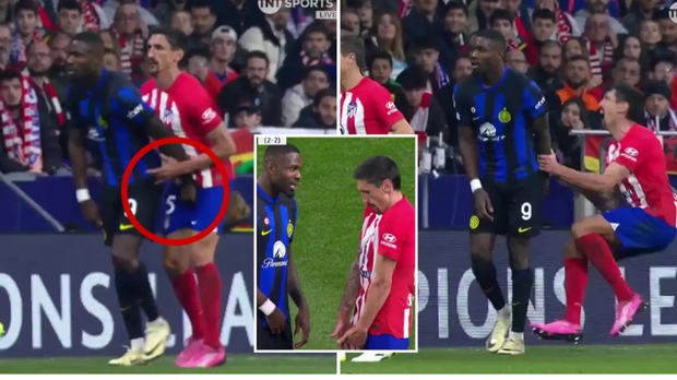 Tiền đạo Inter Milan gây sốc vì hành động phản cảm ở Cúp C1 châu Âu - Ảnh 1.