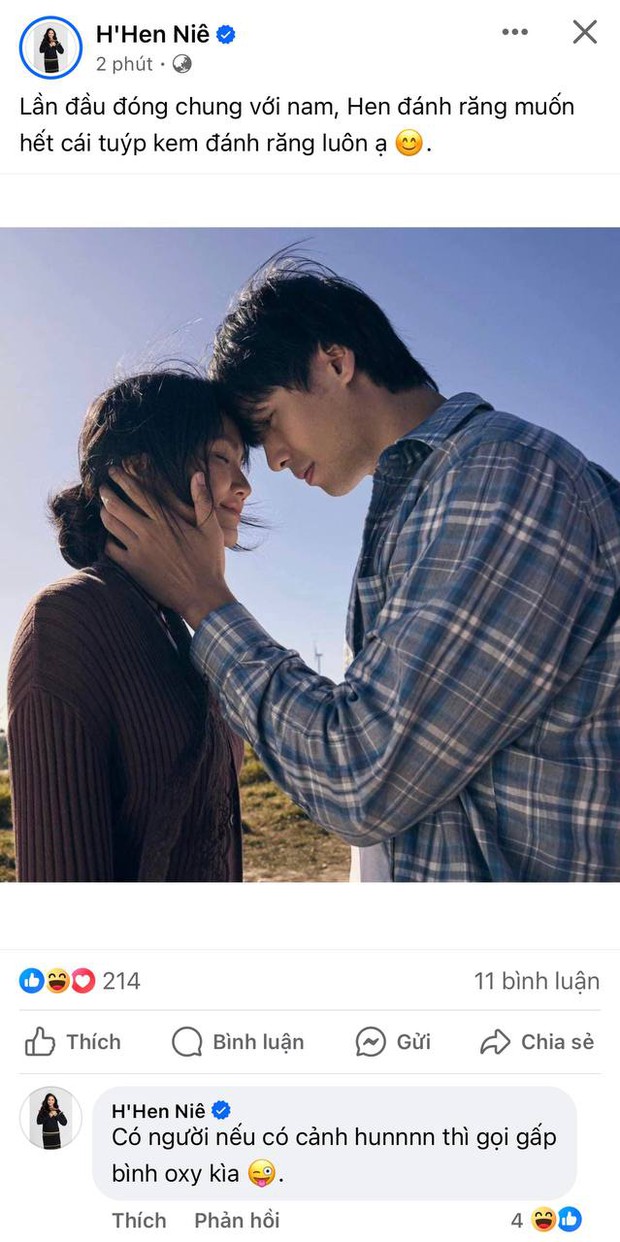 HHen Niê gây tò mò khi lần đầu đóng cặp với trai lạ mà phải đánh răng... muốn hết tuýp kem - Ảnh 2.