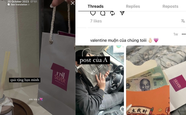 Trap boy Ninh Bình bị phốt trên Threads: Bắt cá nhiều tay tặng quà giống hệt nhau, cuối tuần lên Hà Nội đi date với vài em khác - Ảnh 2. Trap boy Ninh Bình bị phốt trên Threads: Bắt cá nhiều tay tặng quà giống hệt nhau, cuối tuần lên Hà Nội đi date với vài em khác - Ảnh 2.