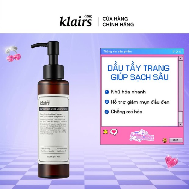 6 lọ dầu tẩy trang giúp da mịn ướt còn không gây ra mụn