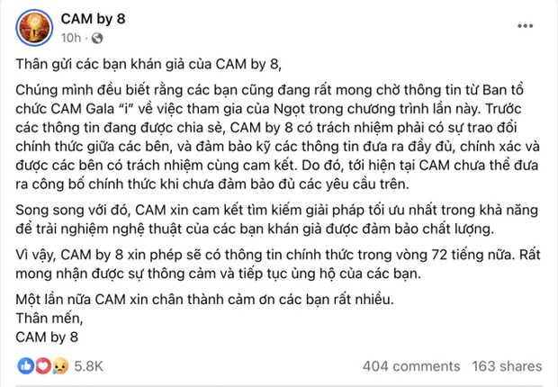 Ngọt tự ý hủy show mà không báo trước - Ảnh 3