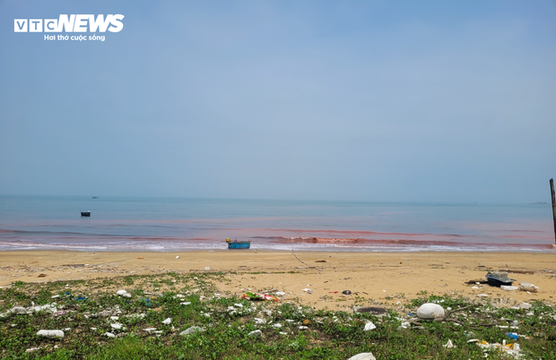 Nước biển ở Hà Tĩnh có màu đỏ như máu - Ảnh 6.