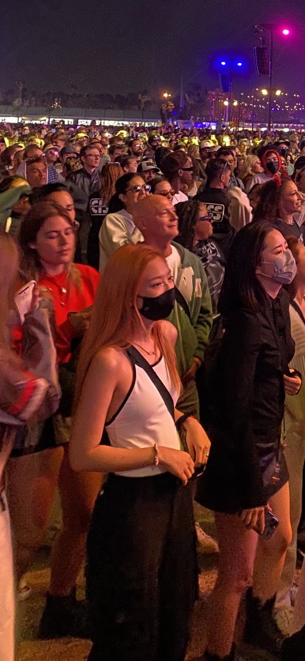 Jennie và Matt tại Coachella