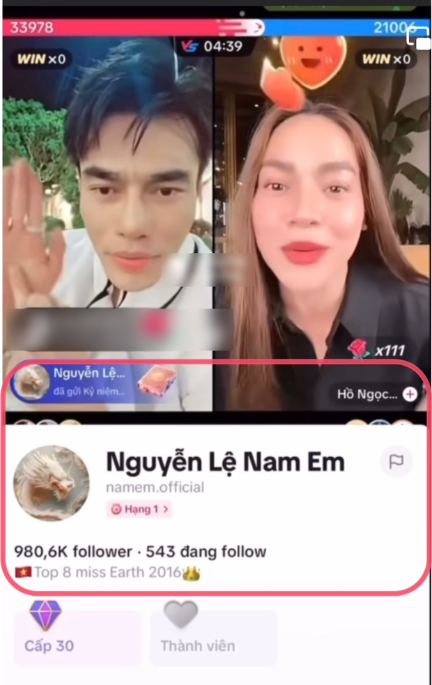 Phản ứng gây chú ý của Lê Dương Bảo Lâm khi Nam Em bất ngờ náo loạn tặng quà trên livestream - Ảnh 3.