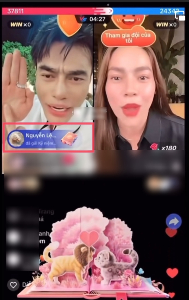 Phản ứng gây chú ý của Lê Dương Bảo Lâm khi Nam Em bất ngờ náo loạn tặng quà trên livestream - Ảnh 2.