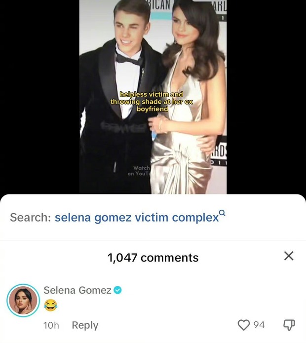 Selena Gomez is still obsessed with Justin Bieber when she did this action under both of their old videos? - Photo 2.