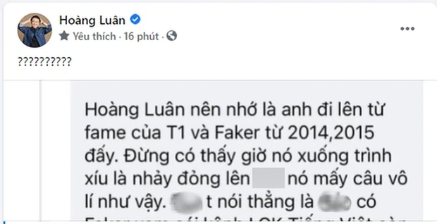 BLV Hoàng Luân bị fan T1 pressing cực căng nhưng lại khiến cộng đồng tranh cãi quyết liệt - Ảnh 2.