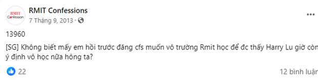 Những màn tỏ tình với Harry Lu trên trang confession RMIT 11 năm trước hot lại: Em thích anh quá rồi thì phải làm sao? - Ảnh 10.