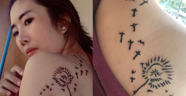 đi Xăm Gia Rẻ Co Gai Khoc Thet Khi Hinh Xăm Hoa Bồ Cong Anh Bỗng Biến Thanh Rừng Gươm Tua Tủa Tren Vai