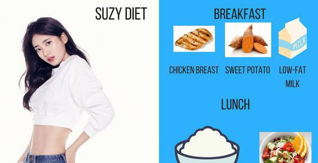 Học Lỏm Chế độ ăn Kieng Giảm Can Bi Truyền Của Cac Sieu Sao Han Quốc