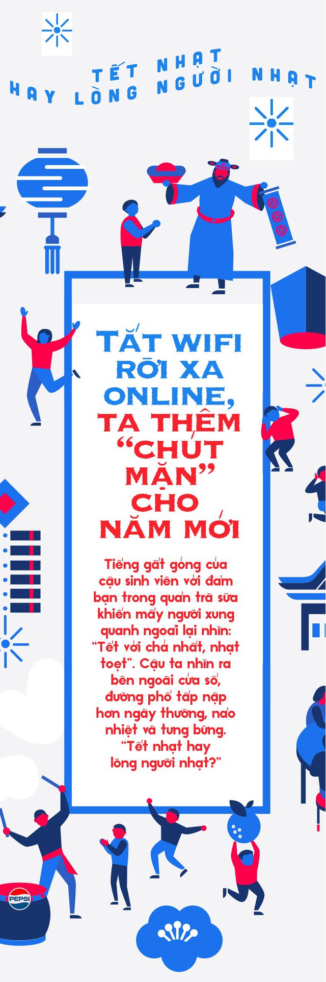 Tết nhạt hay lòng người nhạt: Tắt wifi rời xa online, ta