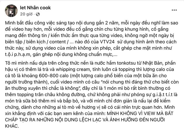 Vụ TikToker bức xúc vì bị che mặt, gắn mác “bất chấp làm nội dung lệch lạc”, VTV24 chính thức lên tiếng- Ảnh 3.