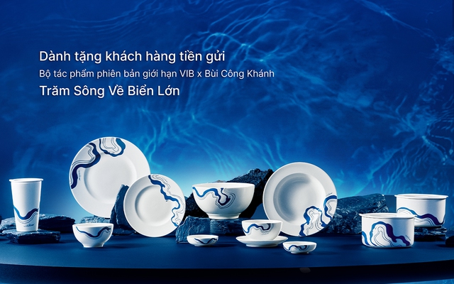 Bộ tặng phẩm “Trăm sông về biển lớn” thu hút giới yêu nghệ thuật- Ảnh 1.