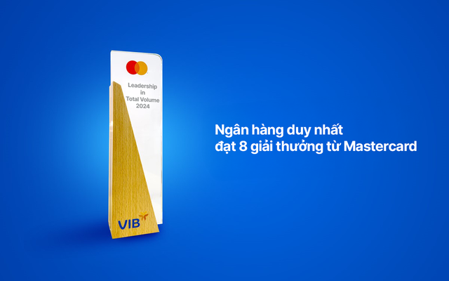 VIB dẫn đầu về chi tiêu thẻ Mastercard năm 2024- Ảnh 1.