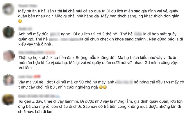 Gia đình 29 người đi du lịch mang cơm theo ăn suốt dọc đường, người cảm động, người lại chê: "Ở nhà cho khoẻ"- Ảnh 8.