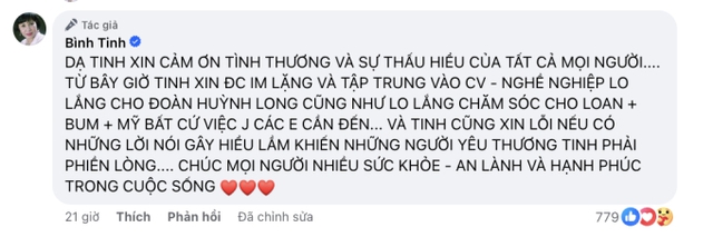 Bình Tinh nhắc đến Hồng Loan, gửi lời xin lỗi những người này- Ảnh 2.