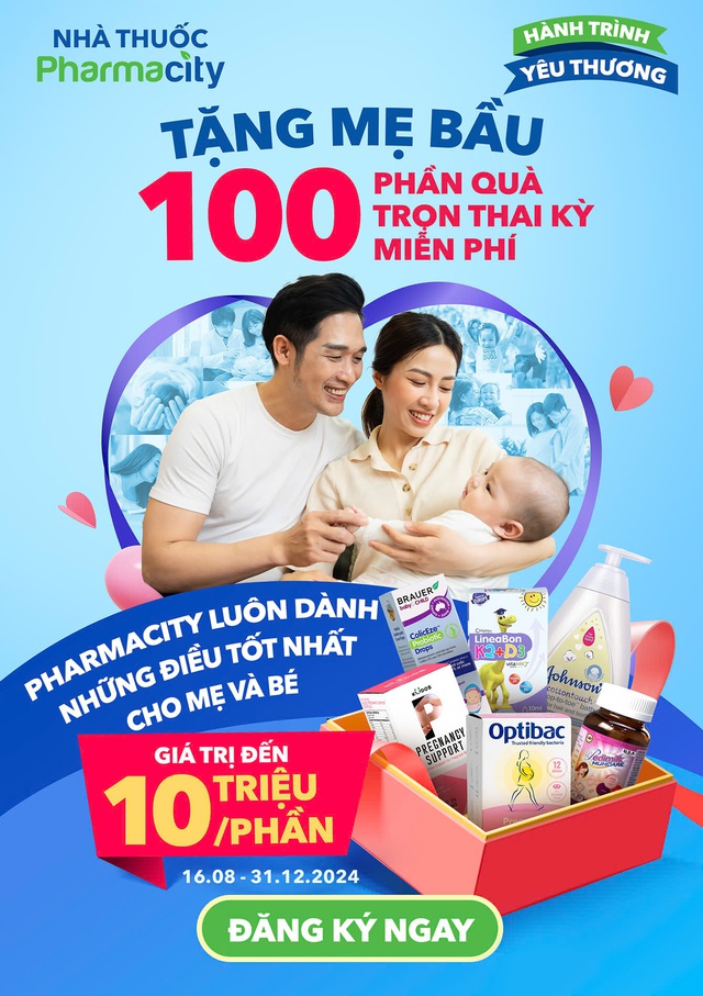 Quét mã cùng Pharmacity để có cơ hội sở hữu quà tặng mẹ bầu trọn thai kỳ giá trị lên đến 10 triệu đồng- Ảnh 1.