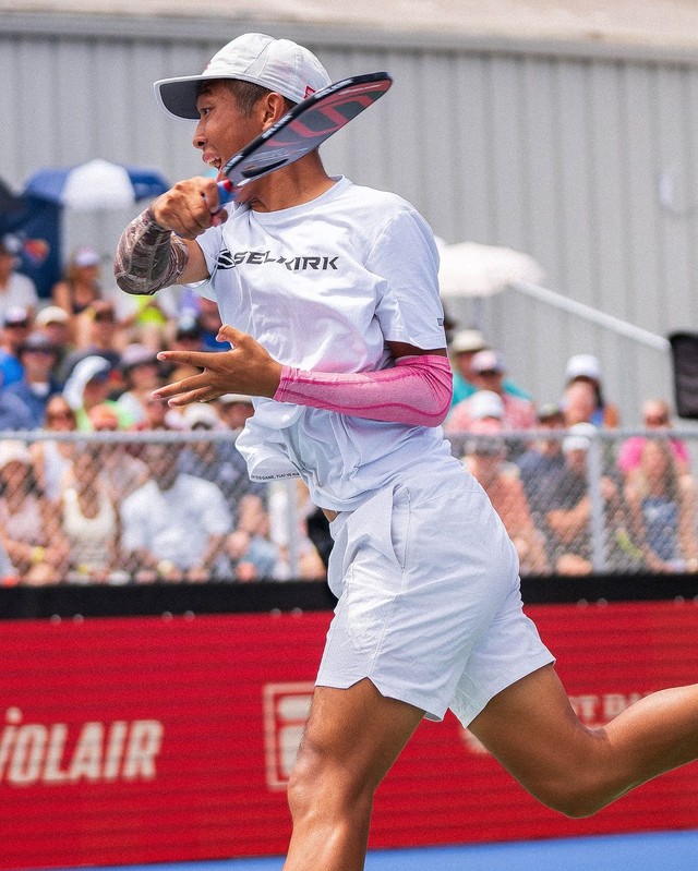 "Thần đồng pickleball" Quang Dương lên ngôi vô địch thế giới- Ảnh 4.