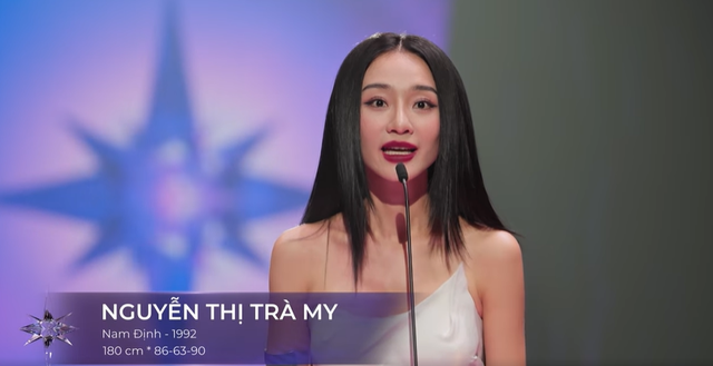 Trà My gây tranh cãi vì phần hô tên như… phim ma tại Miss Universe Vietnam- Ảnh 2.