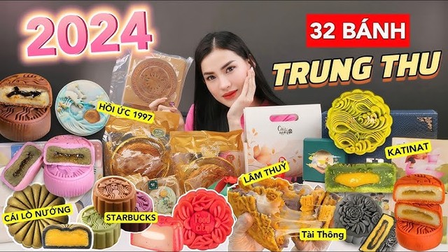 Hà Linh tự tin nhận là người review nhiều bánh Trung thu nhất 2024: Tận 32 chiếc, toàn sản phẩm hot- Ảnh 1.