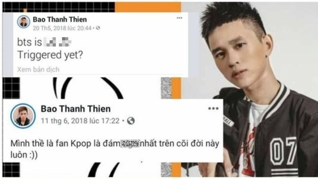 Nam rapper liên tục “cà khịa” nhóm nhạc Kpop đình đám BTS.