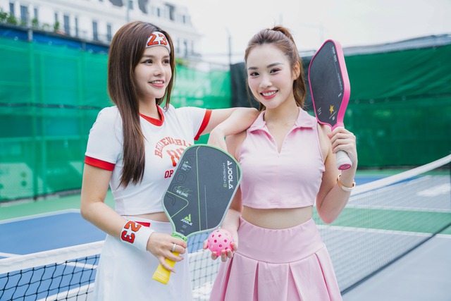 Lên sân Pickleball gặp "hot girl mặc đẹp sống ảo": Làm màu vài buổi đã giảm vèo 2kg- Ảnh 1.