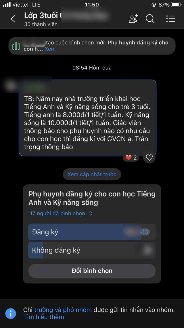 Lên mạng "tố" trường mẫu giáo con đang theo học, một phụ huynh bị cộng đồng mạng khuyên "nên xoá bài đi thì hơn"- Ảnh 1.