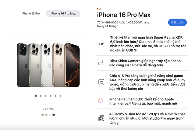 Mở hộp iPhone 16 Pro Max chính hãng màu Titan Sa Mạc hot nhất những ngày qua: Màu thực tế đẹp hơn trên ảnh!- Ảnh 14.