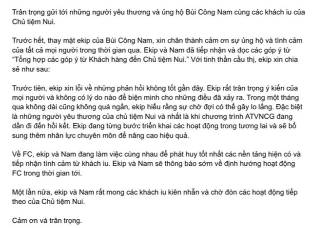 Fan đồng loạt “quay xe”, dọa đẩy Bùi Công Nam trở về “ao tù đầm lầy” nếu không thay ekip- Ảnh 2.