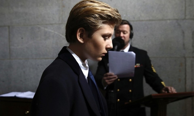 Barron Trump 8 năm trước và bây giờ: Hình ảnh trước - sau khiến người ta kinh ngạc!- Ảnh 5.