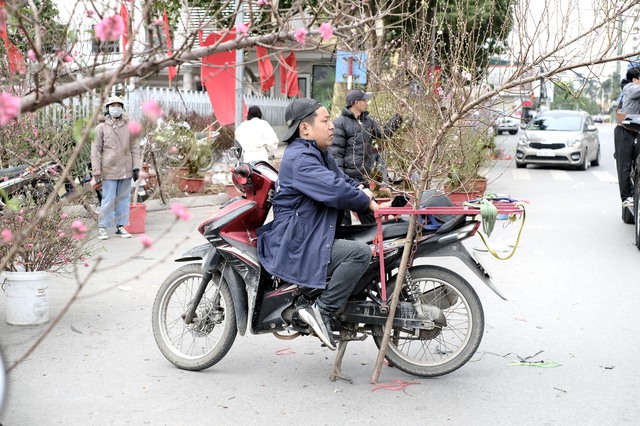 Tiểu thương "chạy hàng" trước thềm giao thừa, cây cảnh giá rẻ phủ khắp Hà Nội chiều 29 Tết- Ảnh 11.