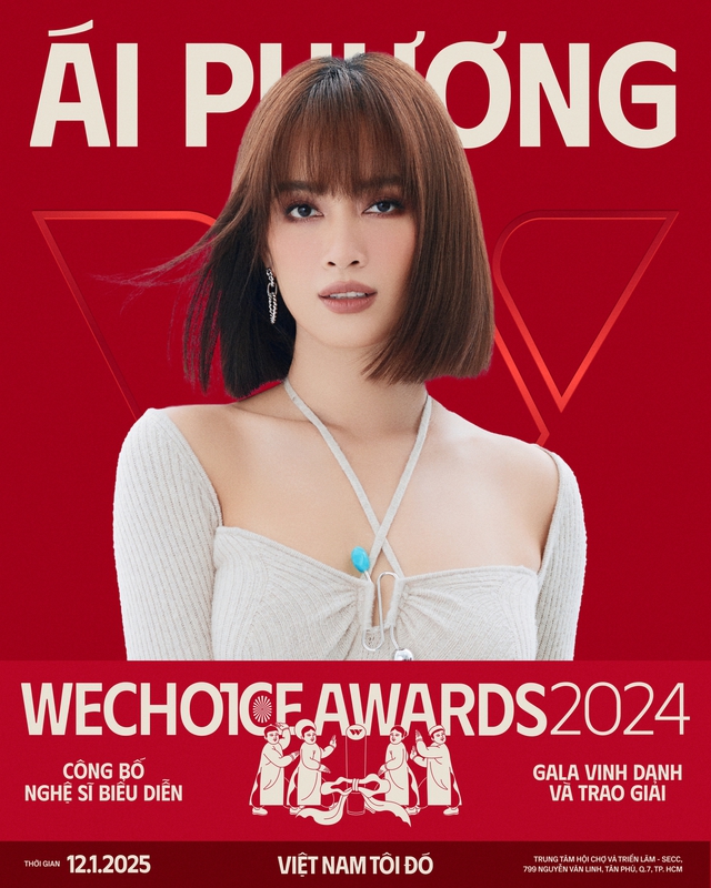 Dàn line-up trình diễn Gala WeChoice Awards 2024: Gần 40 nghệ sĩ hàng đầu, Chị Đẹp - rapper “tinh hoa hội tụ”!- Ảnh 3.