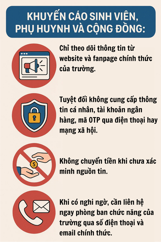 Hàng loạt trường Đại học cảnh báo khẩn tới tất cả phụ huynh và sinh viên- Ảnh 3.