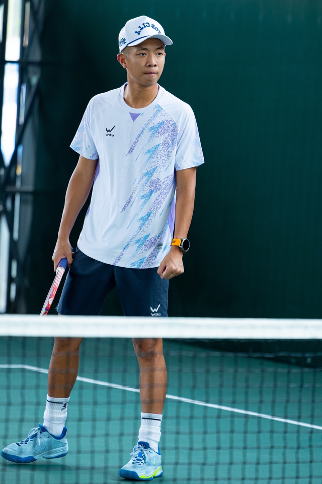 Bắt gặp Quang Dương tập luyện tại s&acirc;n Pickleball của Trịnh Linh Giang v&agrave; L&yacute; Ho&agrave;ng Nam- Ảnh 2.