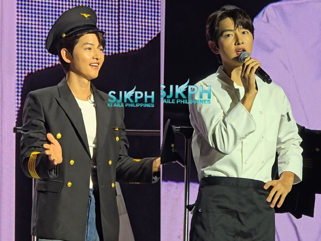 Song Joong Ki ôm sát rạt khiến Kim Ji Won rúm ró- Ảnh 3. Song Joong Ki ôm sát rạt khiến Kim Ji Won rúm ró- Ảnh 3.