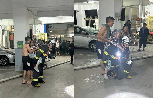 H&agrave; Nội: Ch&aacute;y chung cư tại Quan Hoa- Ảnh 2.