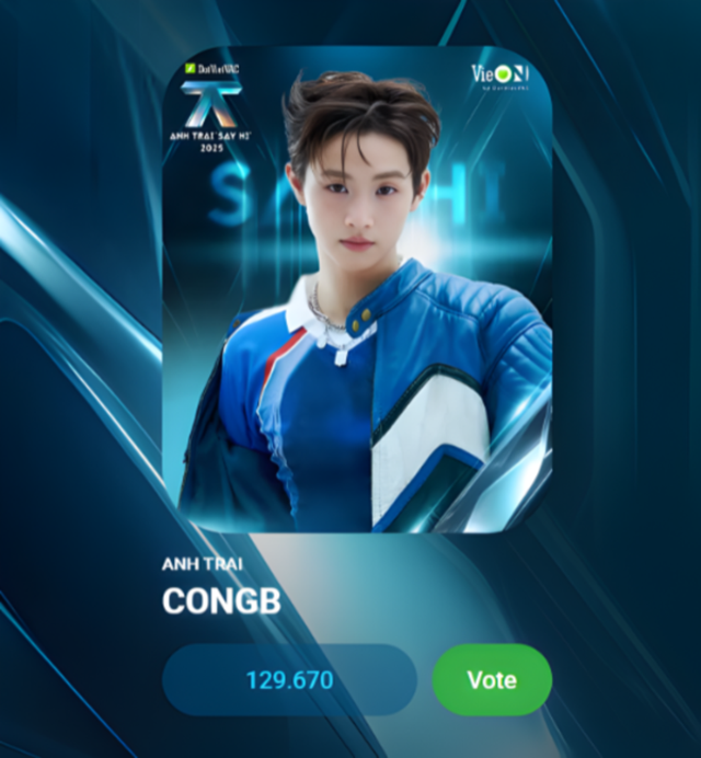 CongB là thí sinh vô cùng được lòng fan